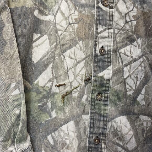 Cabelas Shirt Camo Hunting Realtree Outdoors Hiking Men's XL Tall - Picture 8 of 11
